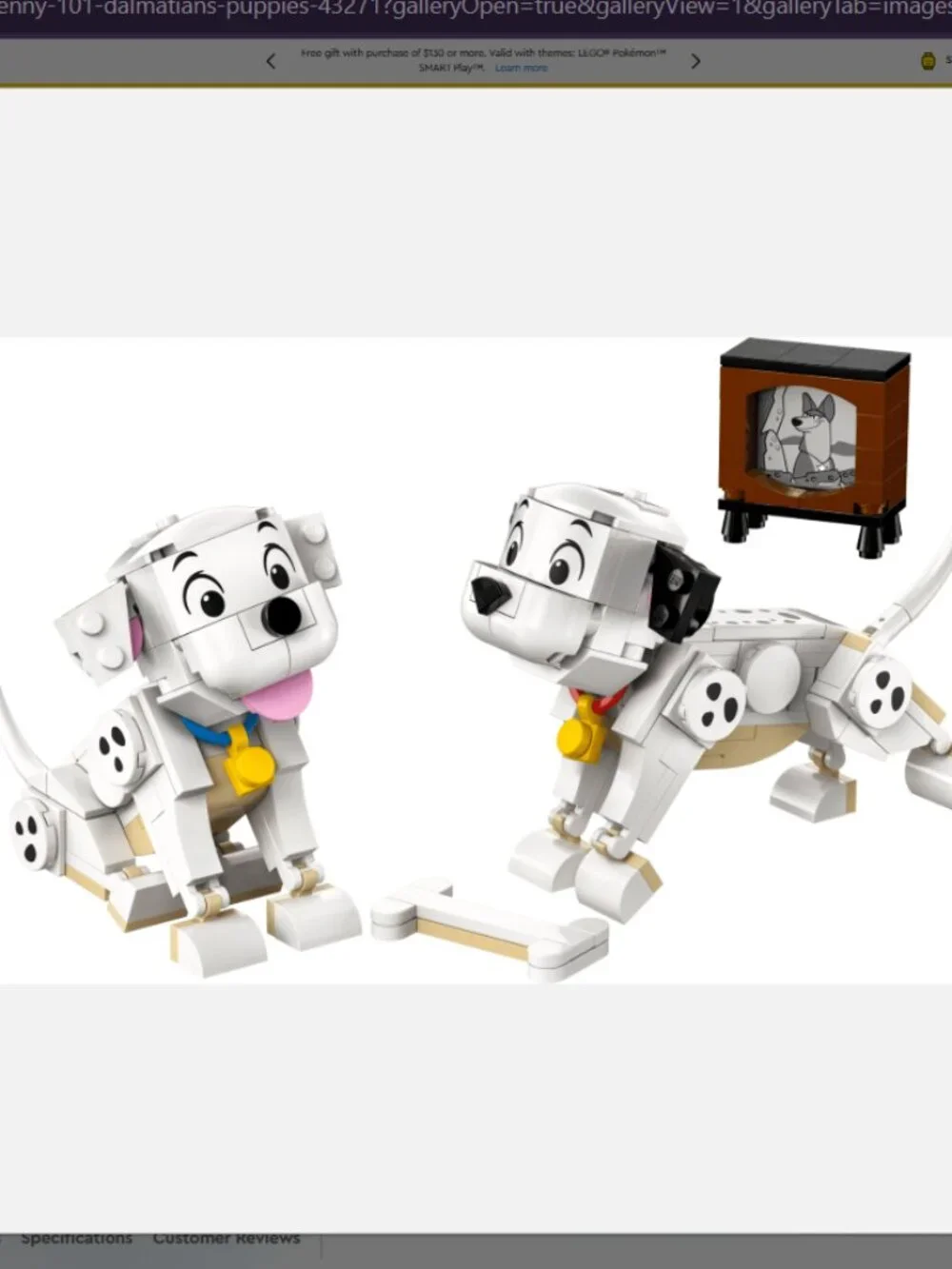 Sealed Lego Lucky & Penny 101 Dalmatians Puppies 43271